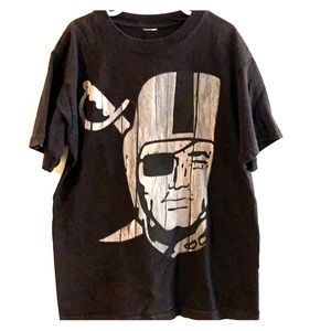 Boys Black Raiders Football T-Shirt